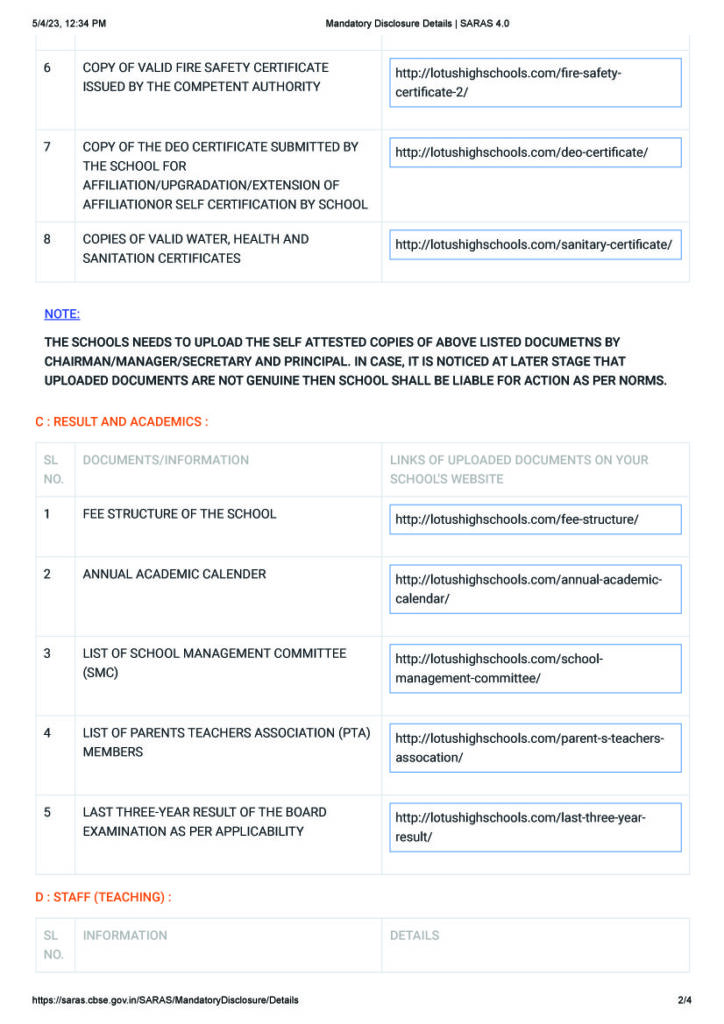 MANDATORY PUBLIC DISCLOSURE PDF